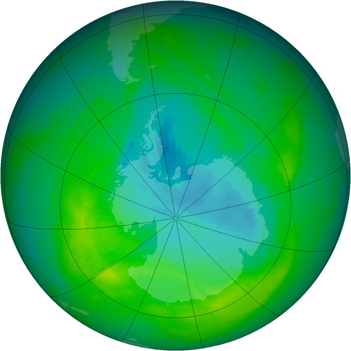 Ozone Map 1983-11-21